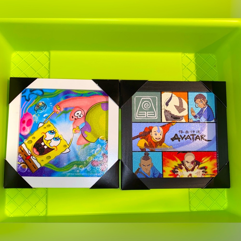 Avatar & SpongeBob 6x6 Wall Art